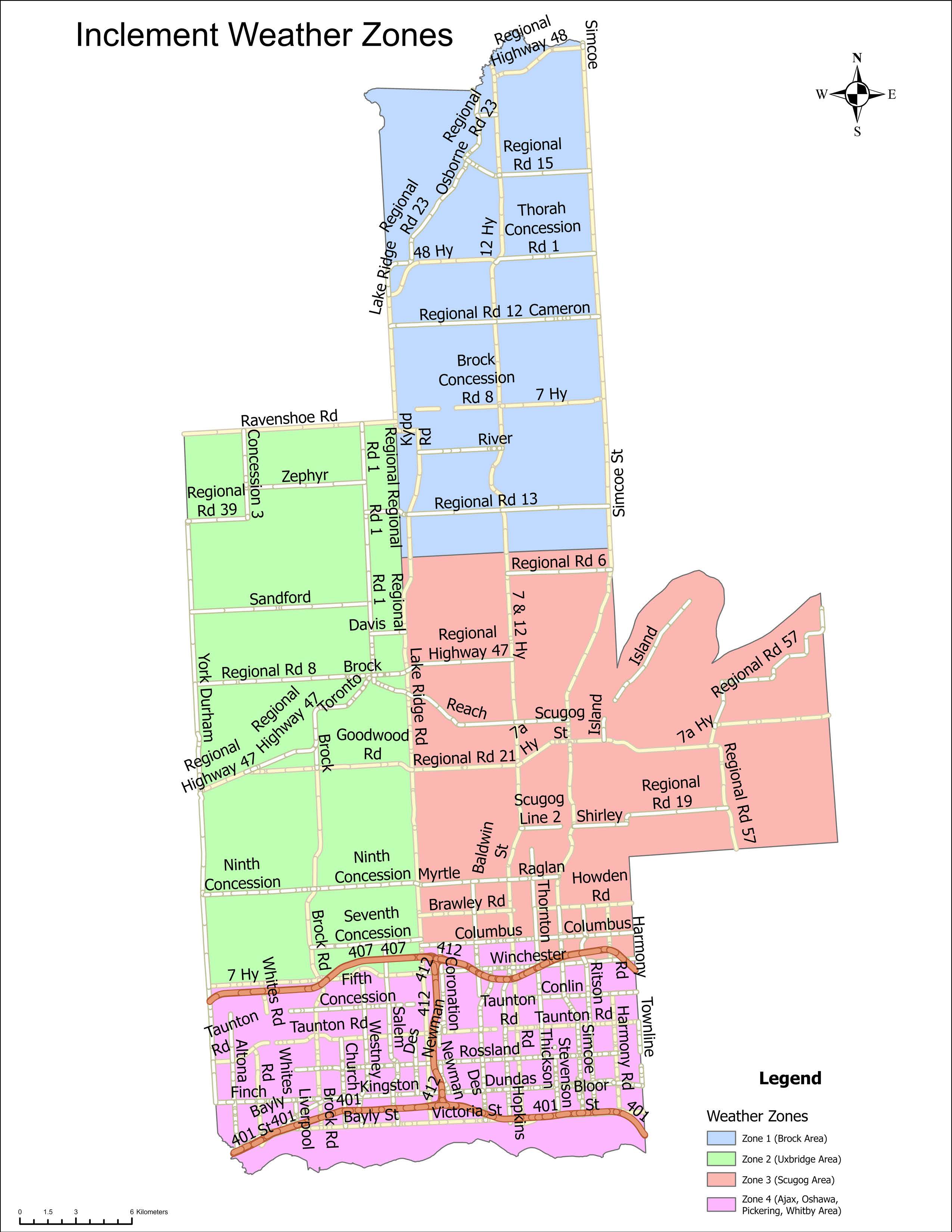 Weather Zone Map Weather Zone Map